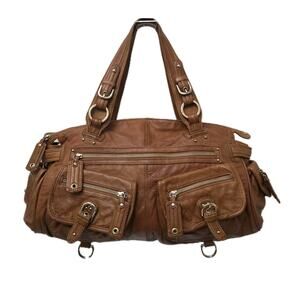 Junior Drake Gretchen Lamb Leather Tote, Satchel, Purse. Shoulder Bag